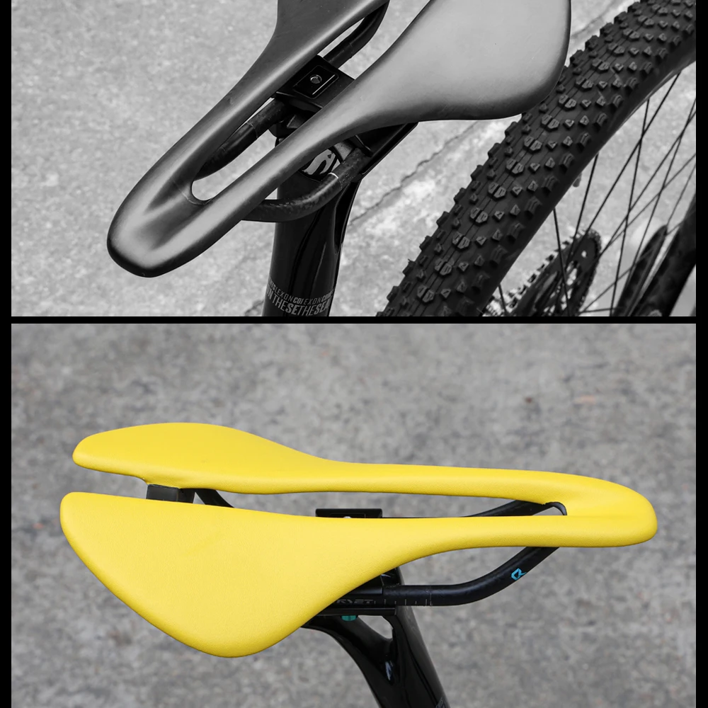 RYET Vollcarbon Ultraleichter 69/79g Fahrradsattel 7x9MM OVAL Komfort Ergonomisches Design Fahrradsitzkissen für Rennrad MTB Gravel Bike – Detail 22