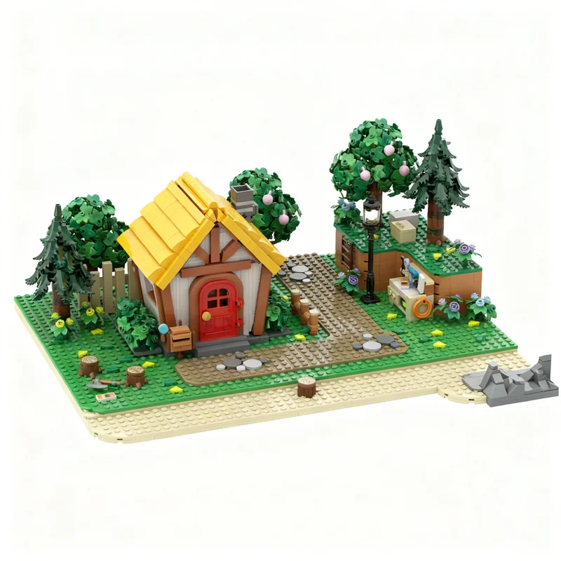 Art Craft Village - 2007pcs MOC Animal Crossing Villager House
