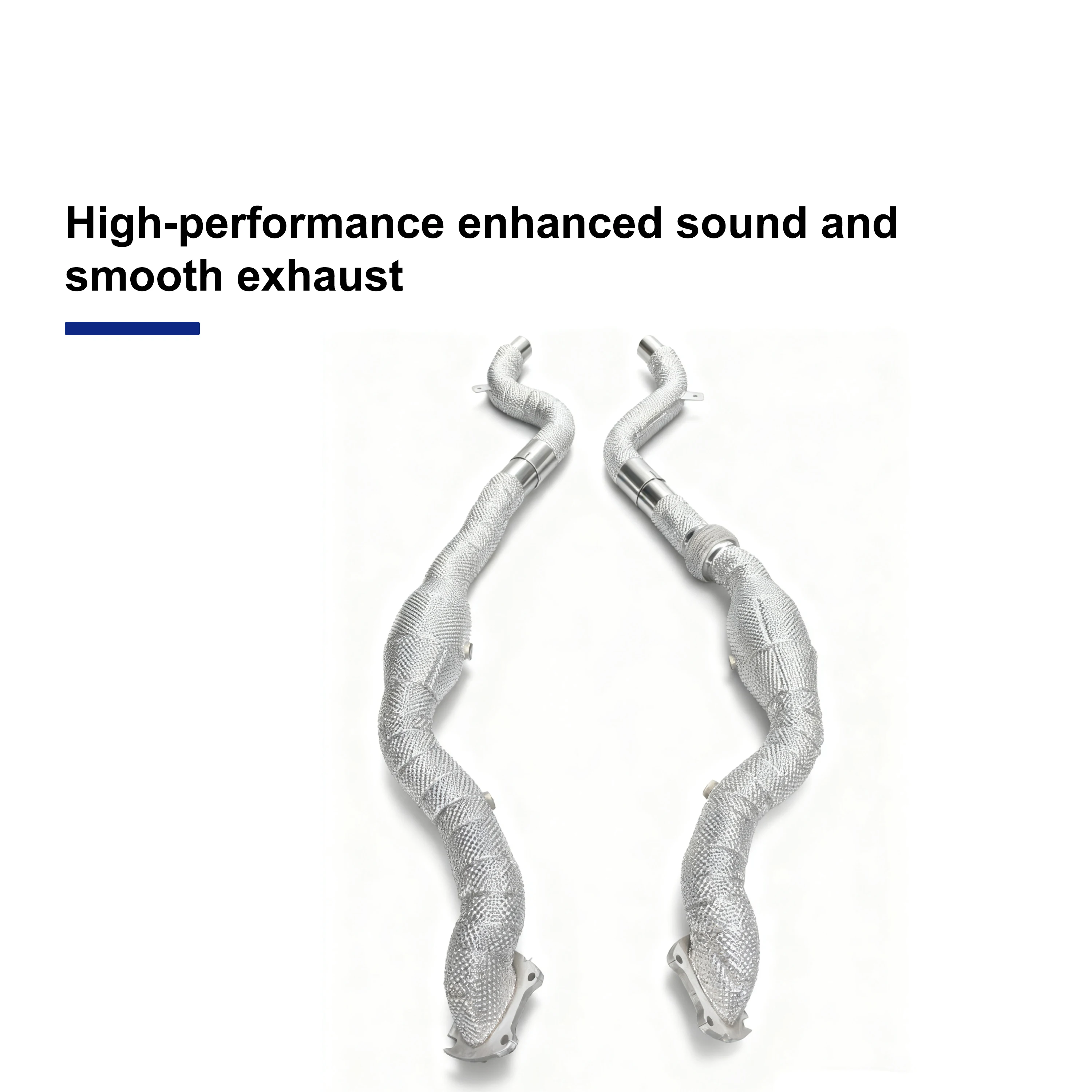 أنبوب سفلي رياضي عالي الأداء من ACE لسيارة دودج تشالينجر 3.6 V6 2015-2023 أنبوب عادم عالي الجودة من الفولاذ المقاوم للصدأ مع ملفوف بالحرارة