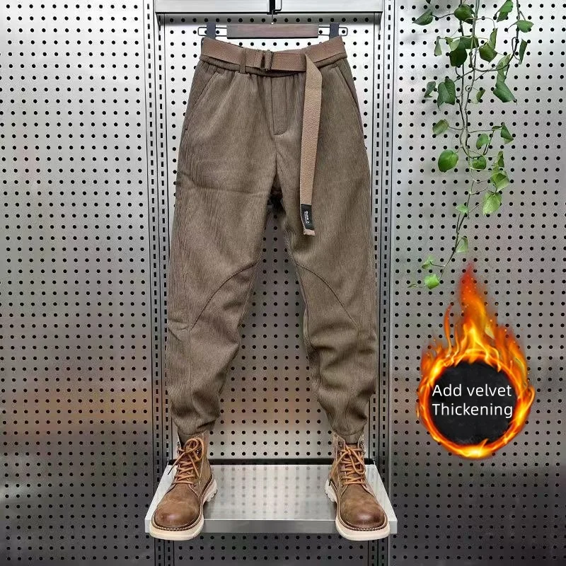 

Мужская одежда Брюки с начесом Большие размеры Мешковатые брюки Мужские спортивные штаны Спортивные брюки для мужчин Спортивная зимняя мужская зимняя одежда