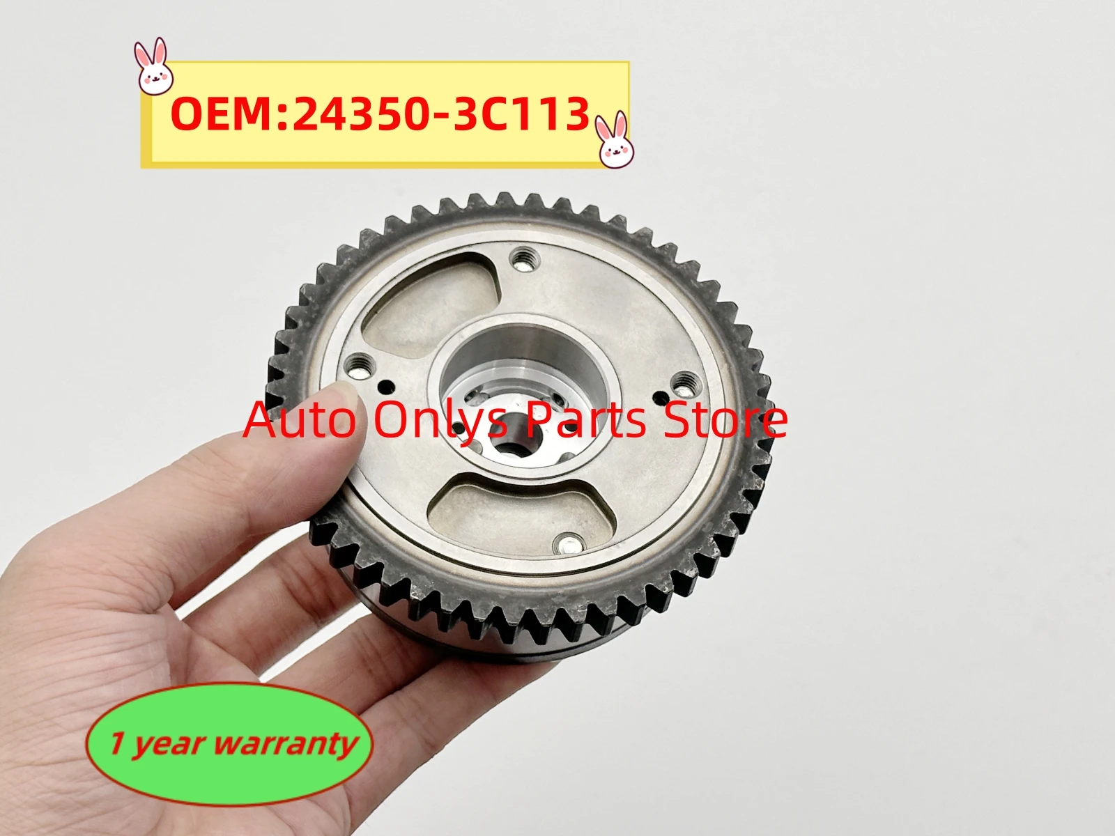 

1pc High Quality 24350-3C113 24370-3C102 Camshaft Adjuster Gear Intake & Exhaust For Hyundai Santa Kia Sedona Sorento 3.5L V6