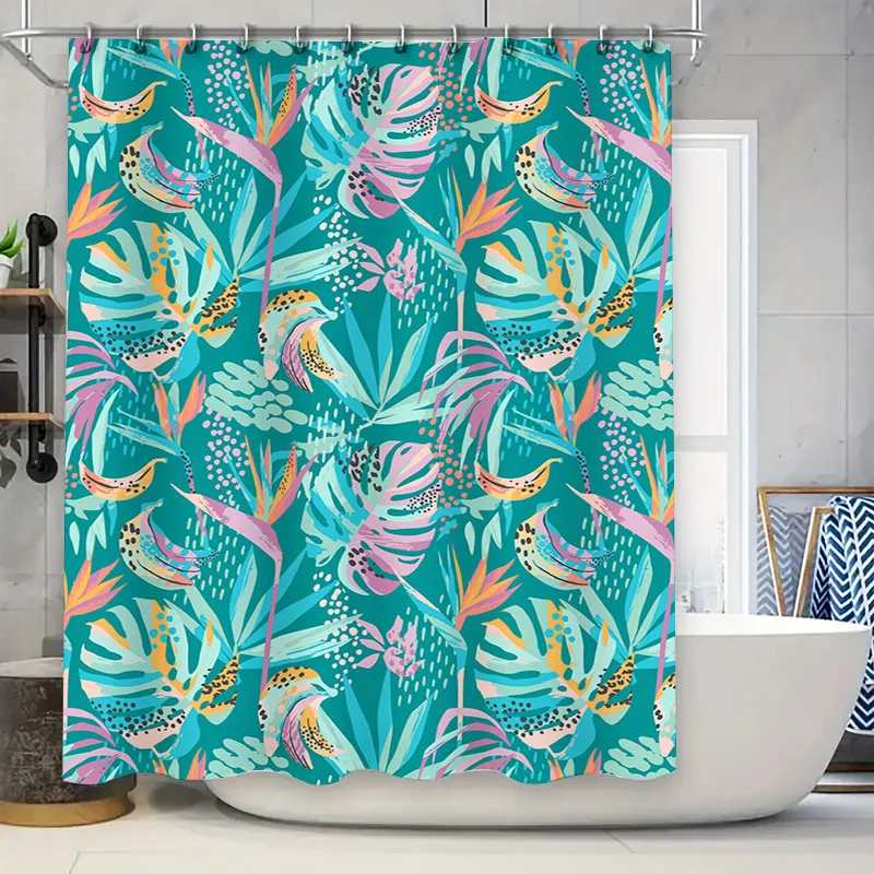 

Занавеска для душа с бабочкой, водонепроницаемый декор для ванной комнаты