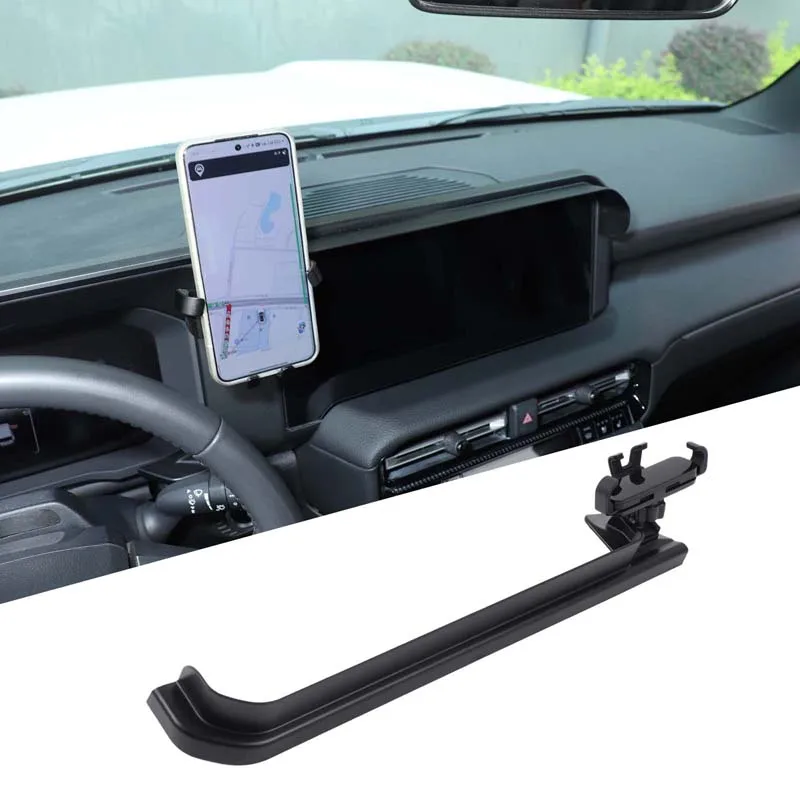 

For Toyota Land Cruiser Prado 250 LC250 2024 2025 Car Navigation Screen Visor Sunshade with Mobile Phone Holder Auto Accessories