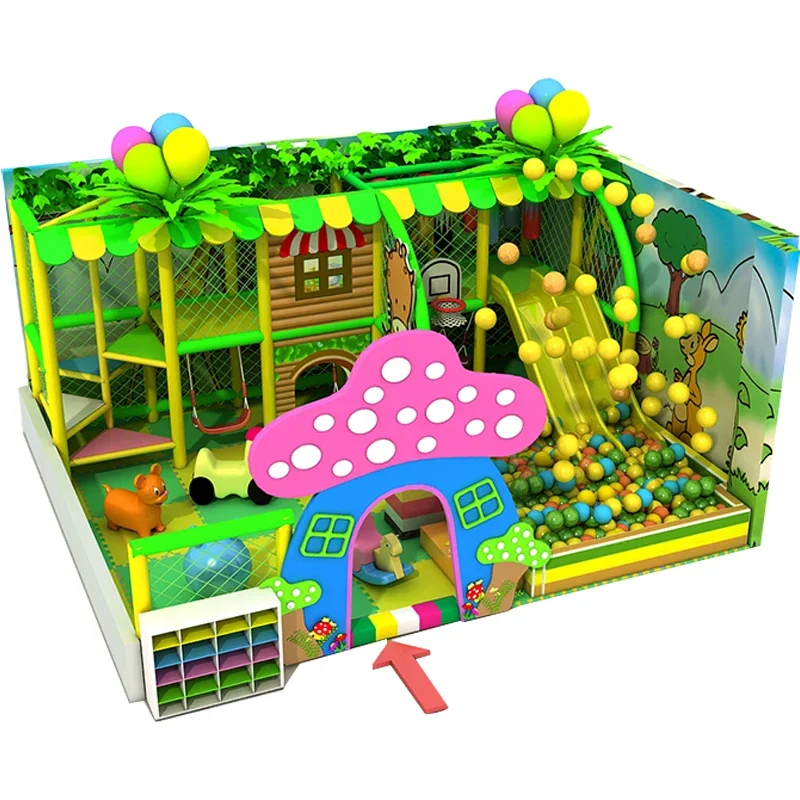 Brand New Soft Play Indoor Playground Forest Theme Indoor Playground High Quality Indoor Amusement Playground