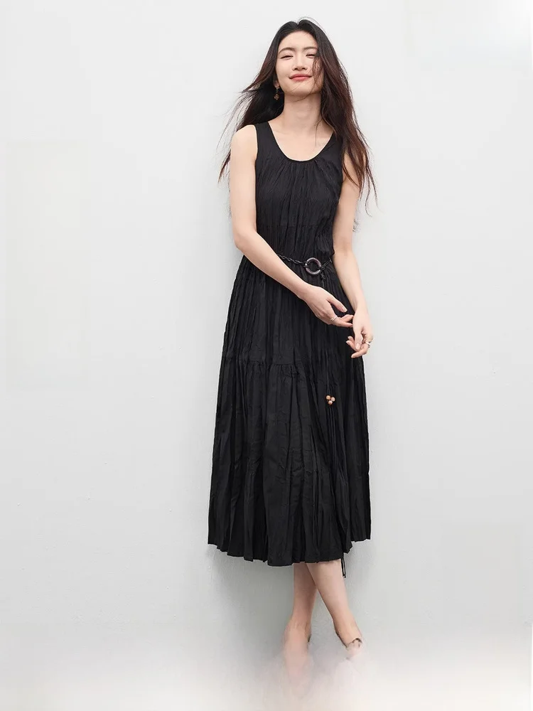 

Модное облегающее длинное платье с отстегивающимся поясом, квадратным вырезом, раздельным дизайном, свободного кроя, легкое, без бретелек