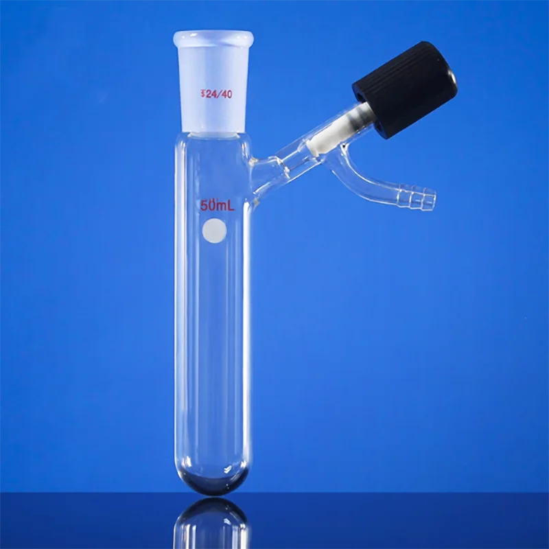 

High vacuum valve reaction tube polymerization tube 2ml50ml100ml250ml350ml