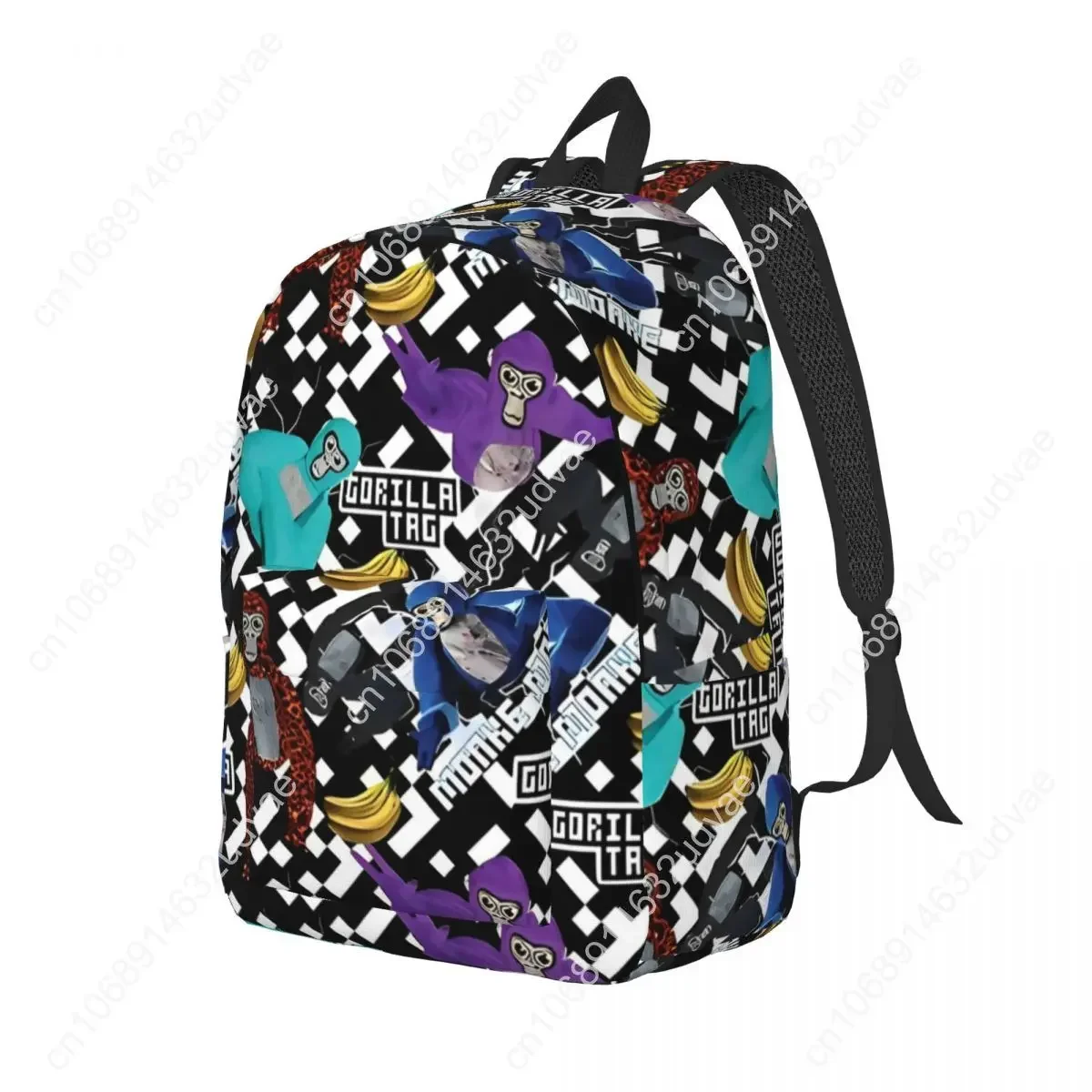 Gorilla Tag VR Gamer Gaming Backpack School Bookbag Hot Games Daypack Preschool Primary Bag Hiking