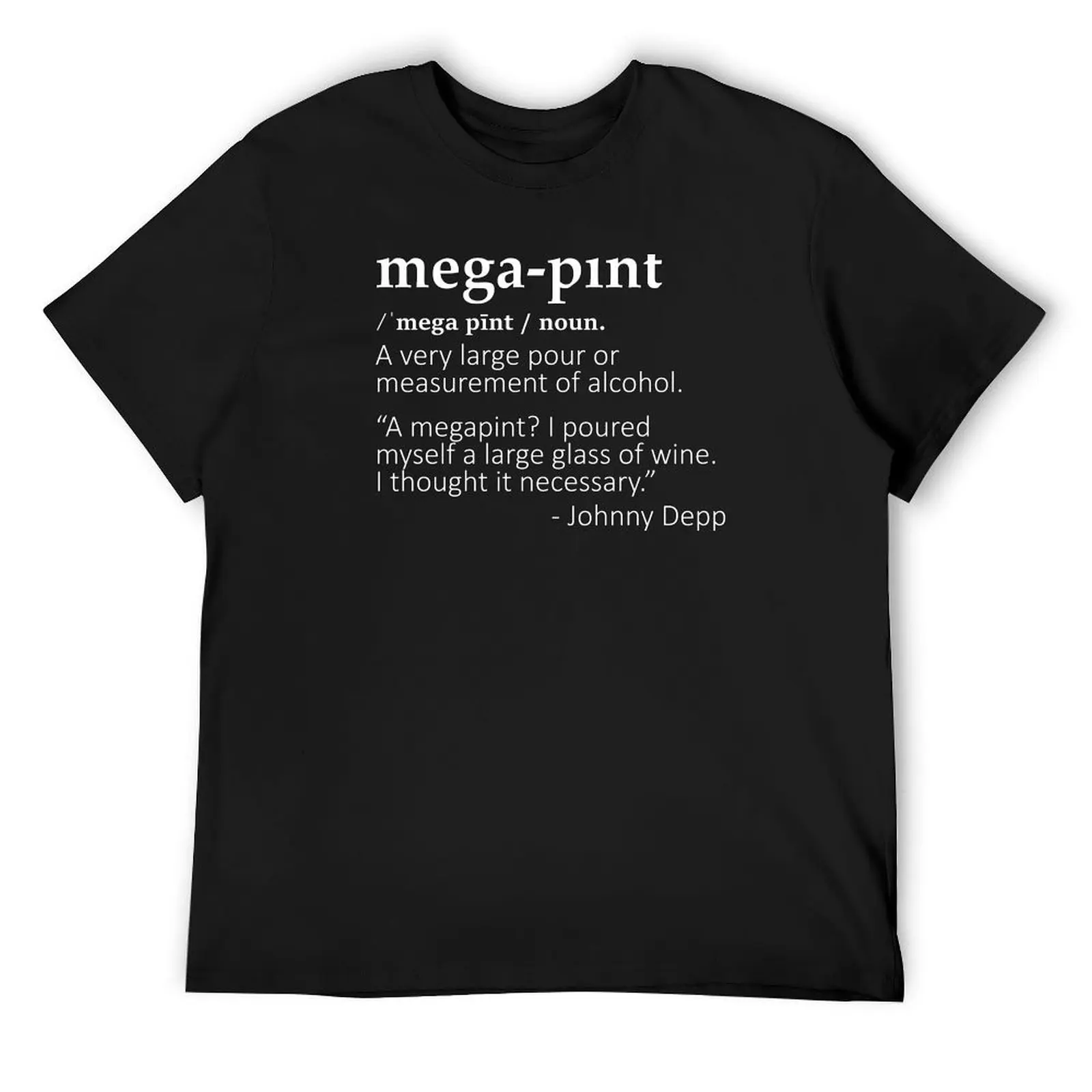 

Mega Pint (White) T-Shirt shirts graphic custom t shirt anime clothes graphic t shirt vintage Men's t-shirt