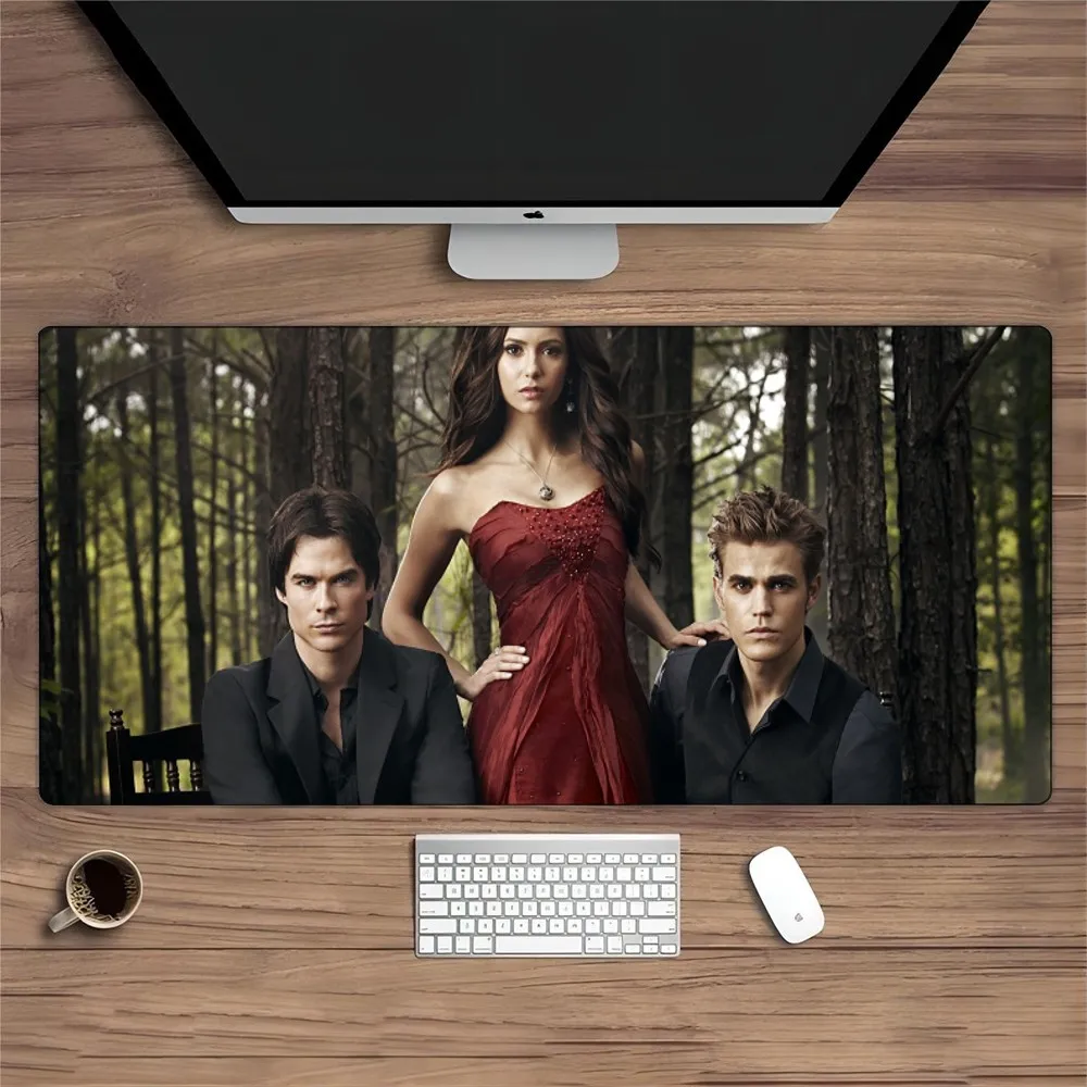 the Vampire Diaries garbinet player Mouse Pad Large Computer Gaming Accessories 1000x500mm MousePads Desk Mats Carpet Anti-slip