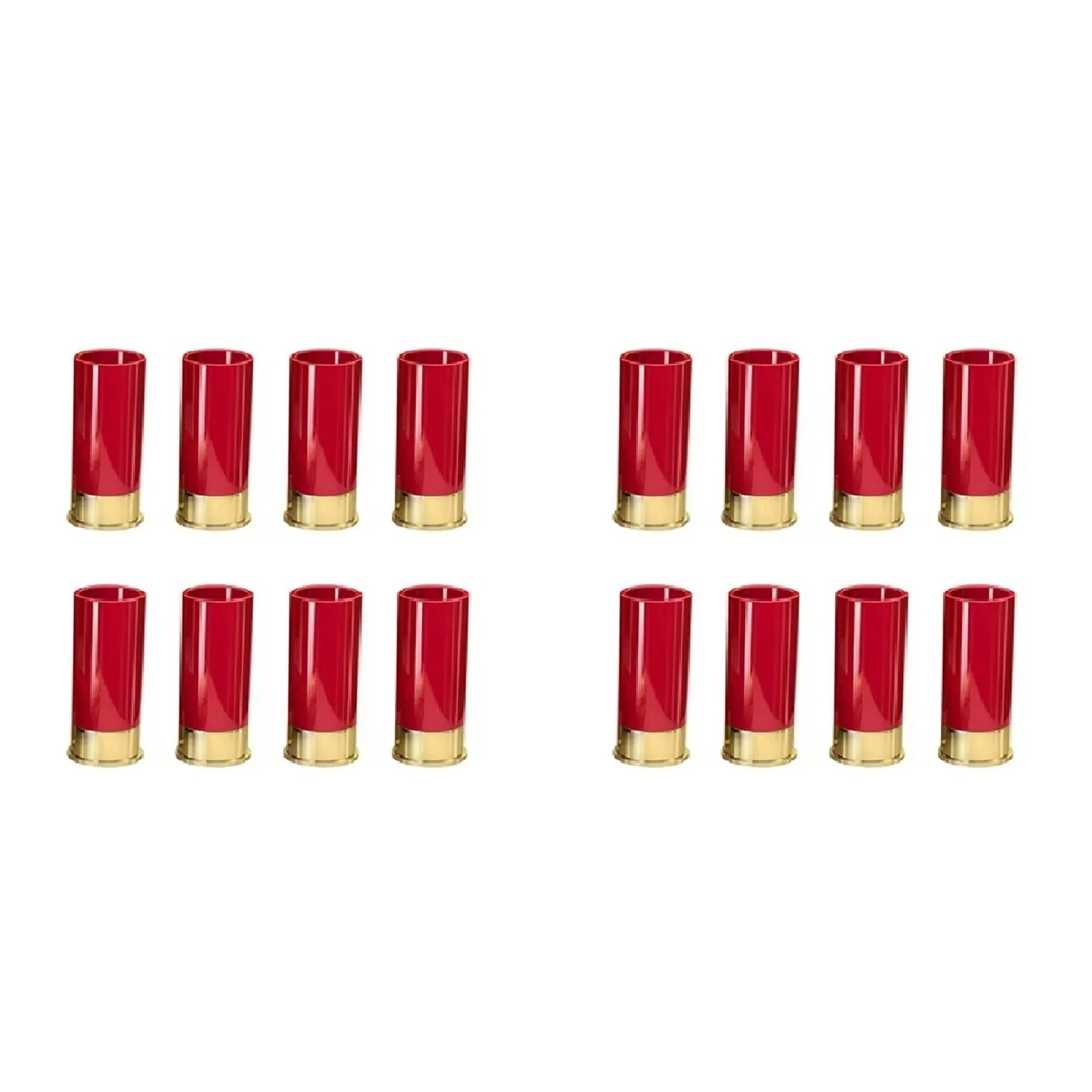 

【HAPPY】16PCS 12 Gauge Shot Glasses Tequila Shot Glass Suitable For Bar Home Wine Lovers.