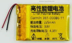 ALLCCX 3.8V 225mAh Smartwatch Battery 361-00086-11 for Garmin Forerunner 245, 245M +Tool