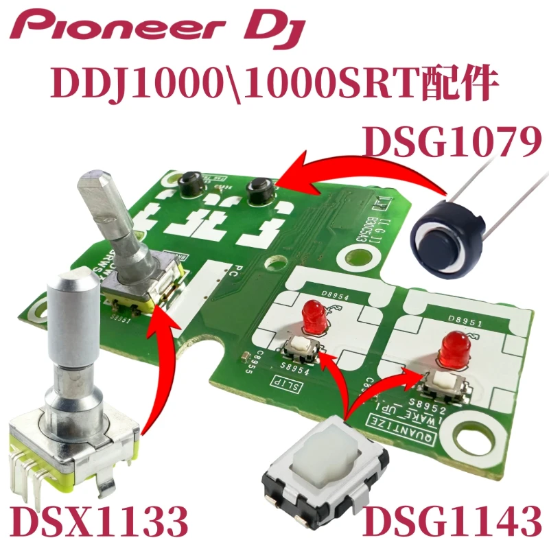 Pioneer DDJ1000 Controller 1000SRT Selector Potentiometer Key Knob Cap DSX1133 DSG1143