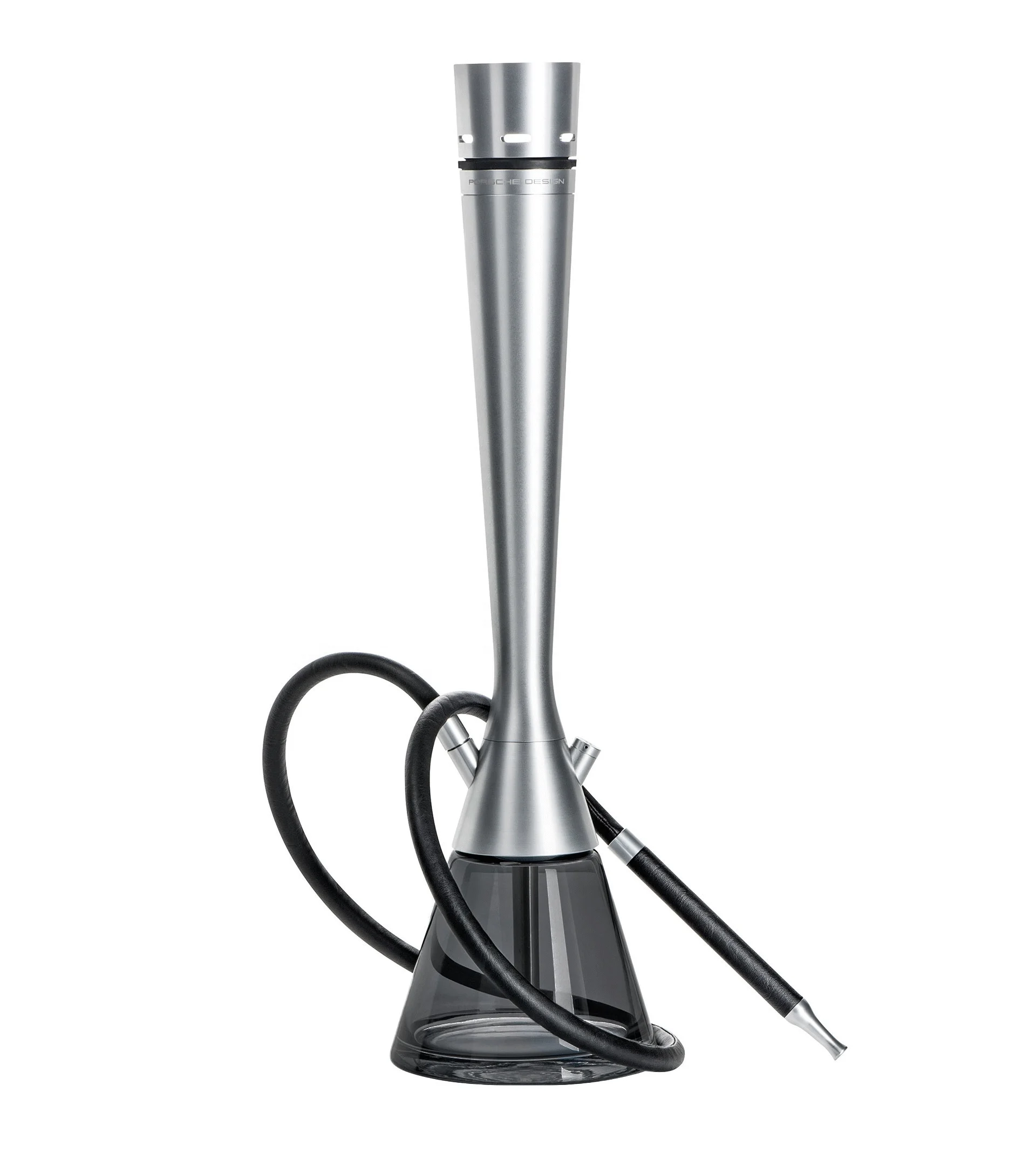 

Wholesale Portable Hookah High Quality 75cm 2.1 Shisha Unique Por-sche Design Shisha Hookah Silver Aluminum Luxury Hookah Set