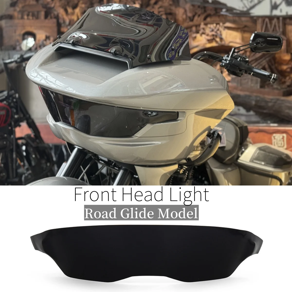 

Motorcycle Accessories Headlight Guard Front Headlamp Protection Cover For Harley CVO Road Glide FLTRXSE 2023 Road Glide ST 2024