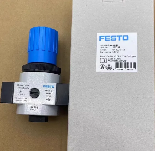 

New original FESTO pressure reducing valve 162595-LR-3/4-D-O-MIDI 162591-LR-1/4-D-O-MINI