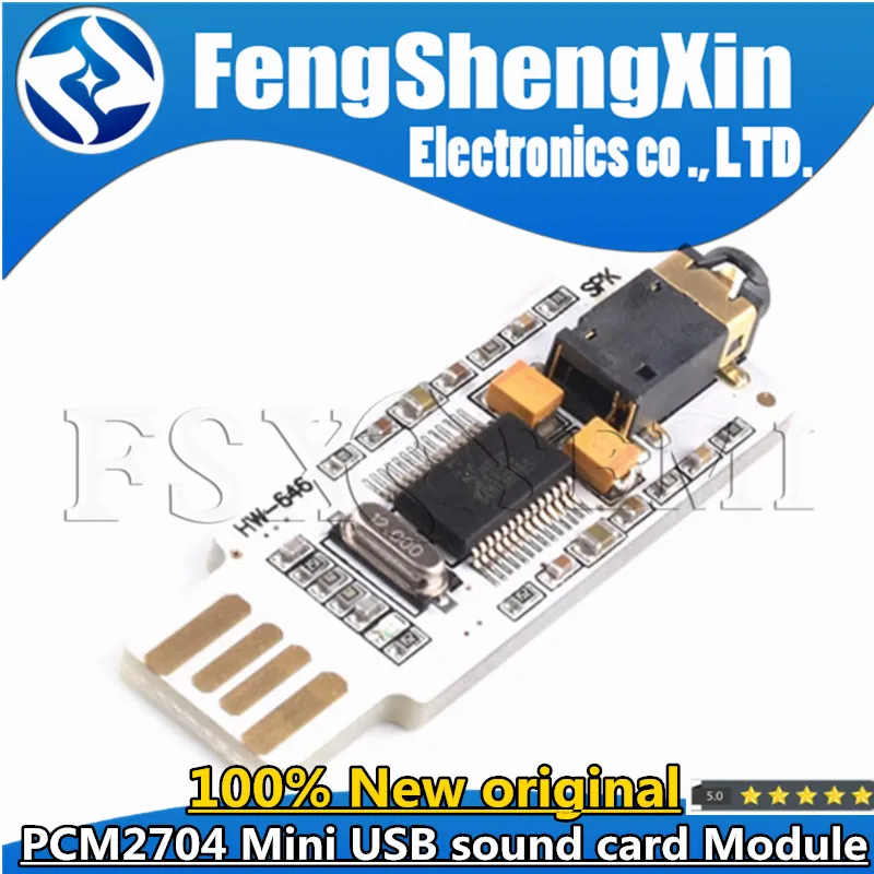 PCM2704 Mini USB sound card DAC  audio card Desktop laptop external access independent drive Module