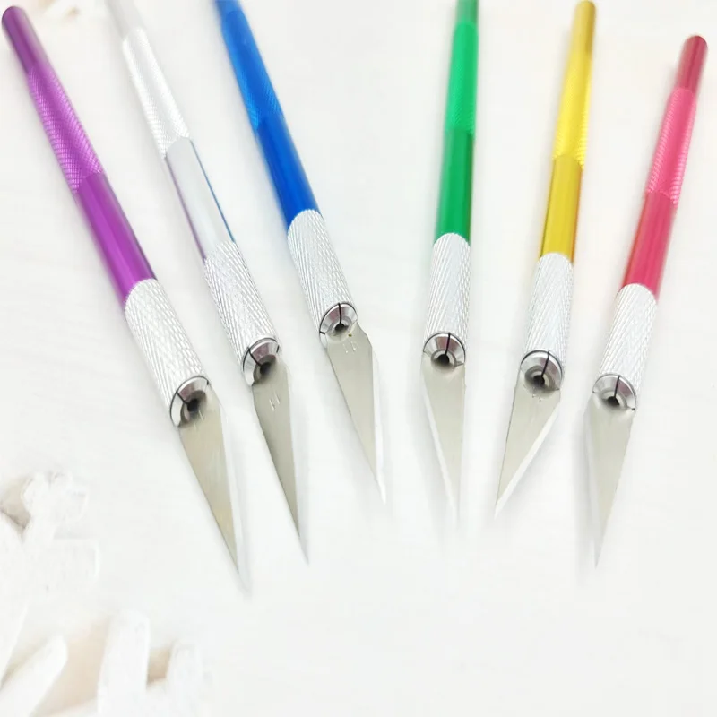 Diamond container painting and engraving tools art pen accessories wholesale multi-color utility knife diamond segmentation