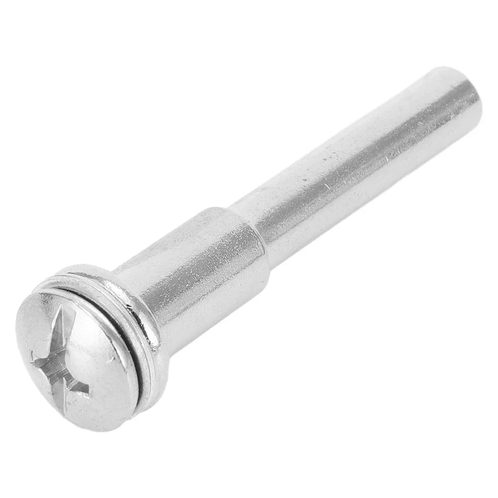 5pcs 커넥팅 로드 고속 강철 연마 용지 샌딩 디스크 실버 6mm 샌드페이퍼 용 천 백킹 연마 새 제품