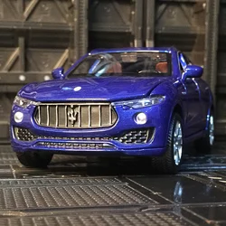 1:32 Maserati Levante SUV Alloy Car Model Diecast & Toy Vehicles Metal Car Model Simulation Sound Light Collection Toy Gift