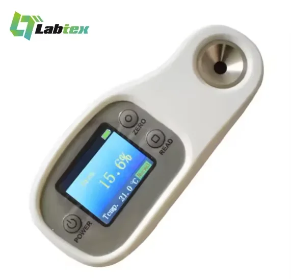 LABTEX Auto Digital Refractometer Handheld Industrial Concentration Tester Wine Meter Portable Digital  0-85% Brix Range