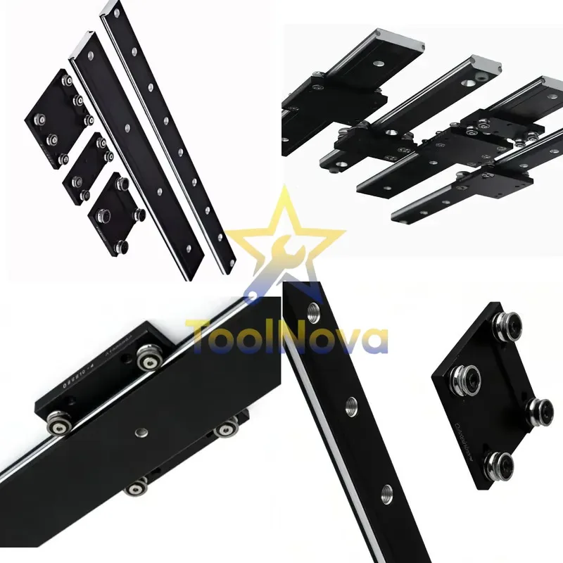 2026*Hotsale* Osg10 Osg30 Osg35 Dual Shaft Linear Rail 4/6 Wheel Osgb10 Osgb35 Carriages Double Axis Guide Rail Furniture