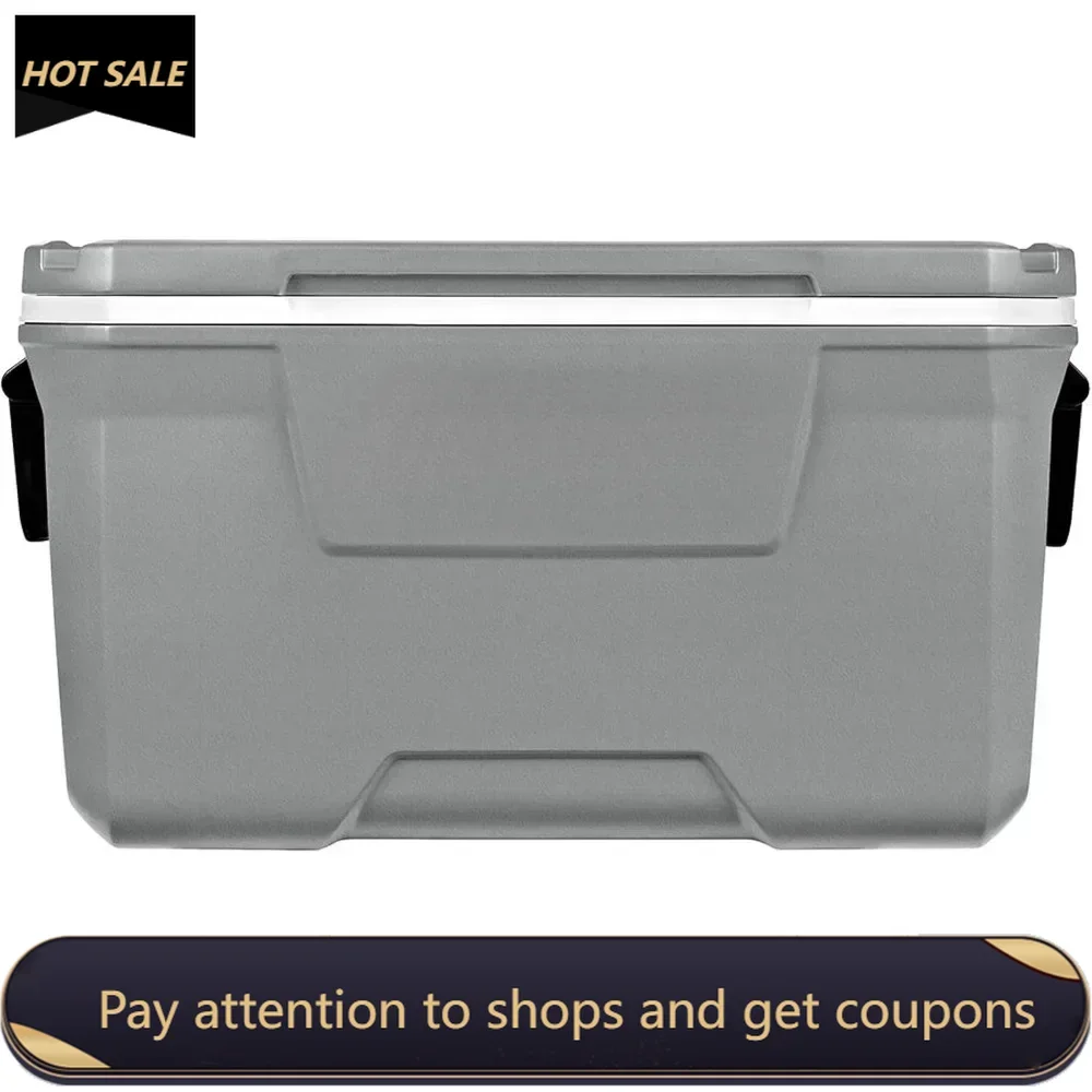 

Insulated Portable Cooler with Heavy Duty Handles, Leak-Proof Outdoor Hard Cooler Keeps Ice for up to 5 Days Freight free