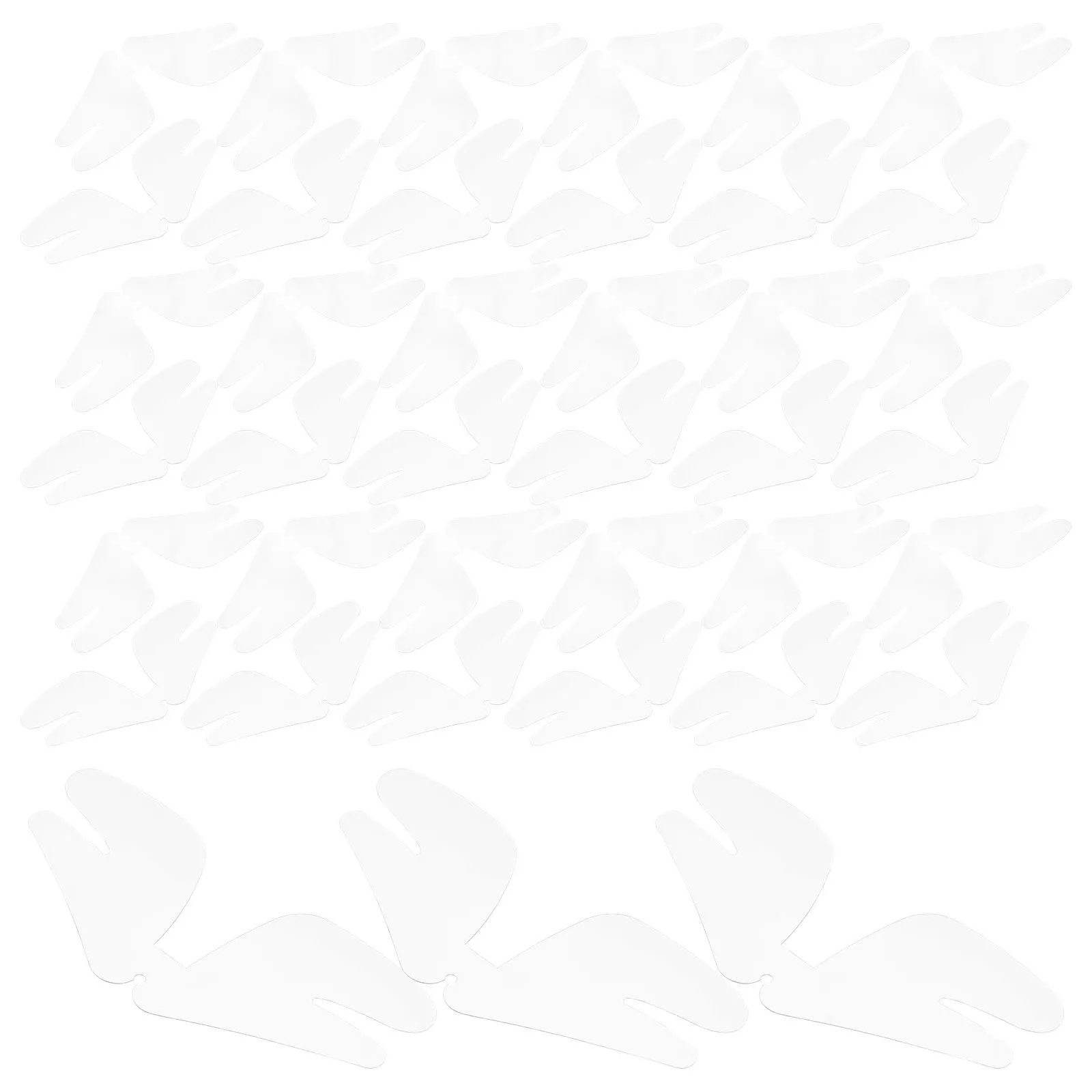 100pcs Butterfly Collar Shirt Collar Supports For Men Long-Lasting Durable Dress Shirt Inserts Shaper