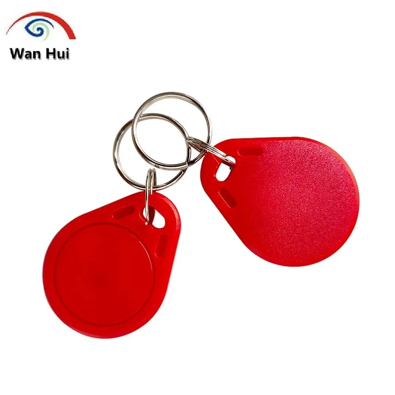 100Pcs UID S50, RFID Keychain,  Key Tag, NFC Card , 13.56 MHz, Recordable unit 0 HF, ISO14443A, used to copy cards