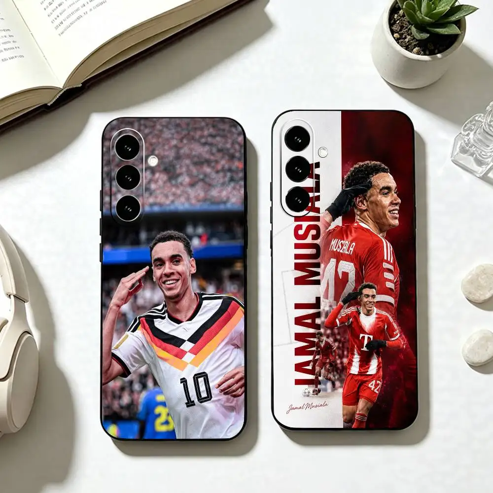 F-Football star J-Jamal Musiala  Phone Case For Samsung Galaxy A73,A72,A71,A70,A53,A52,A51,Others Soft Black Cover