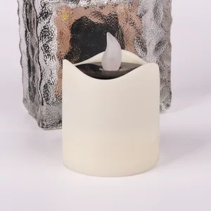 Flameless Fake Electronic Candle, Flameless Led Light, Solar Energy Lamp, Waterproof Nightlight, Home Decoration, Romantic, Yellow 6 Main Sales Solar Sailing - №4