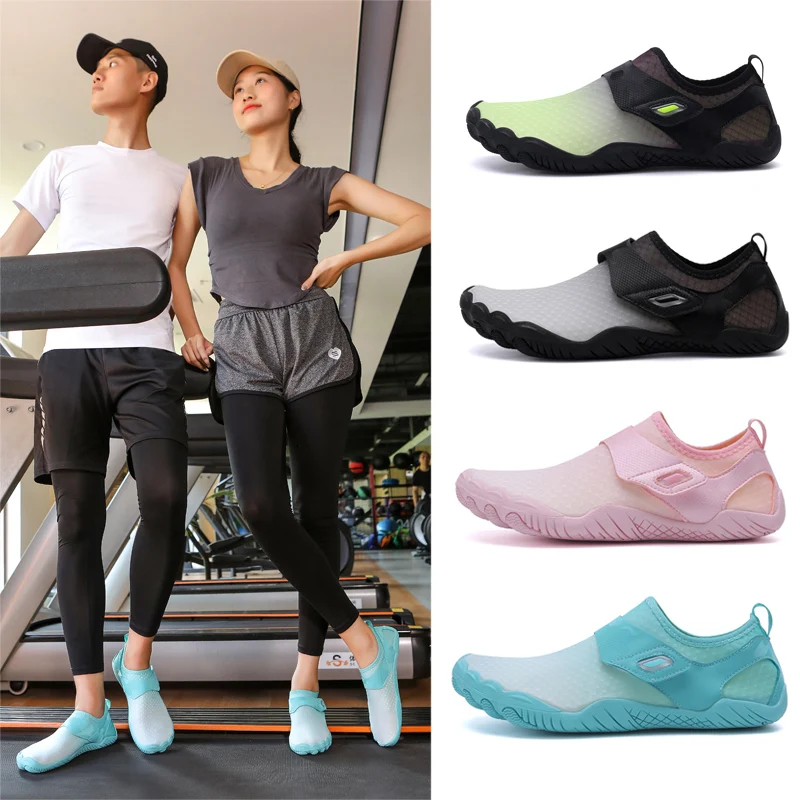 Unisex Mucltiple Usee Gym Footwear Women Snorkeling Quick-Drying Beach Aqua Shoes Men Indoor Fitness Squat Shoes 35-46#