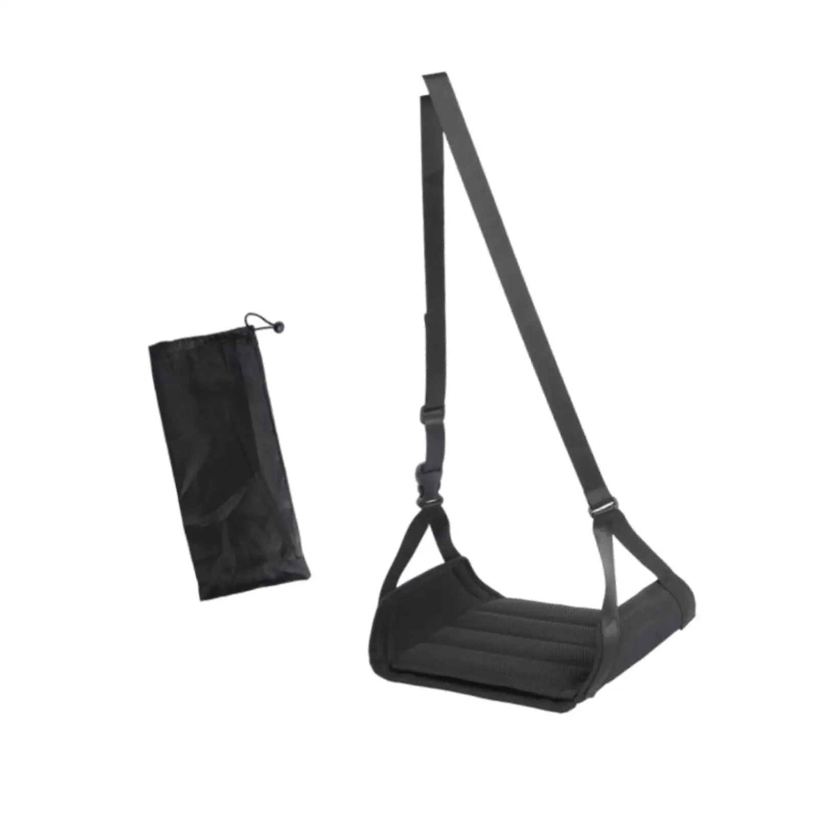 Airplane Foot Hammock Travel Essentials Leg Hammock Adjustable Length Comfy Convenient Foot Hanger for Car Office Home Long Trip