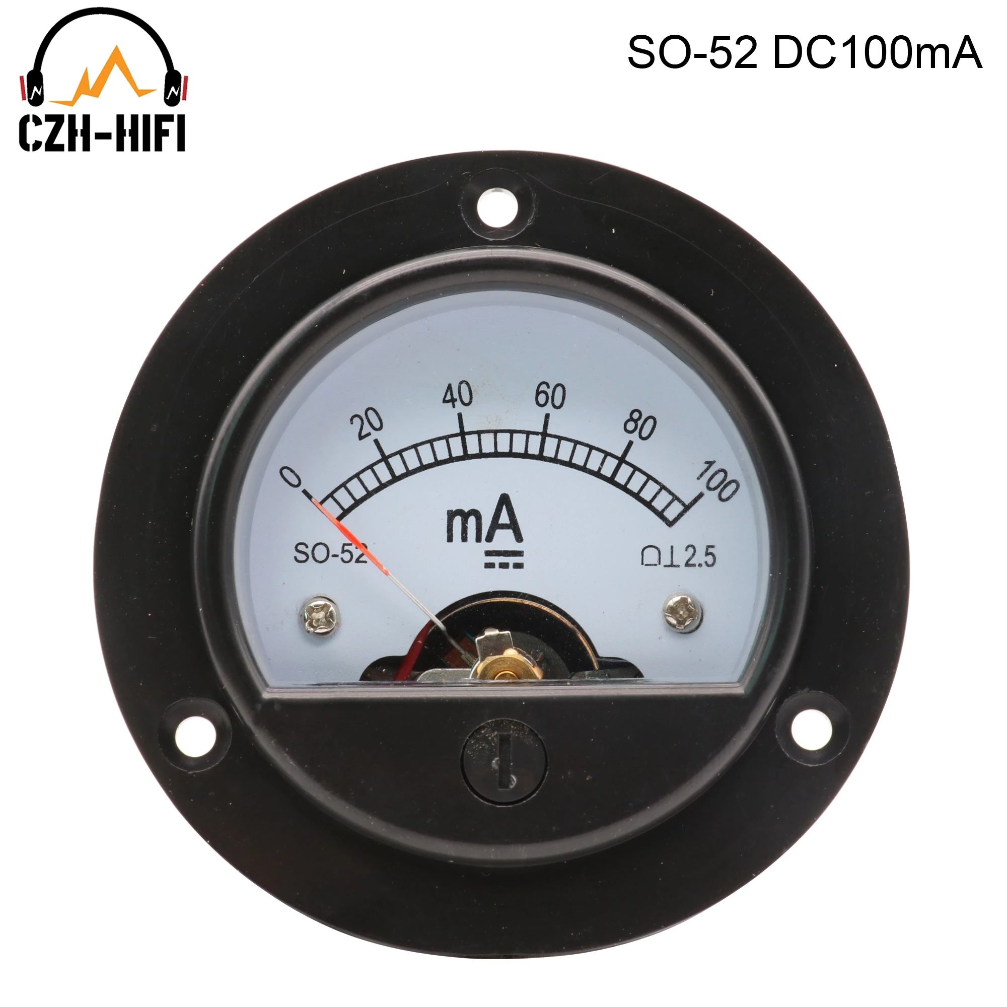 1 Stück Vintage Panelmeter VU MA MV DC 100mA 200mA 100mV 500uA Amperemeter für Audio-Verstärker DIY HiFi – Detail 15