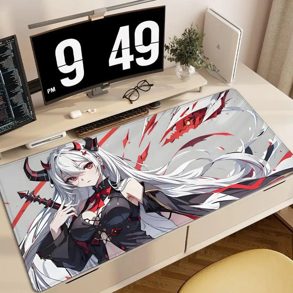 Alfombrilla de ratón para juegos EISA P047S de Anime, superficie lisa de Lycra, Base de goma antideslizante, resistente a derrames, duradera, diseño de 4mm de grosor