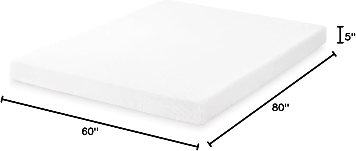 Price Mattress 5 Inch Queen Mattress, Green Tea Memory Foam Mattress for Kids and Adults, Medium Firm Mattress, Bed-in-A-Box