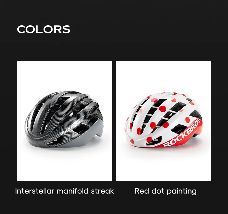 ROCKBROS Fahrradhelm Ultraleichter, modischer, atmungsaktiver MTB- und Rennradhelm für Herren und Damen, passend für 54-62 cm, Rennradzubehör ﻿ – Detail 4