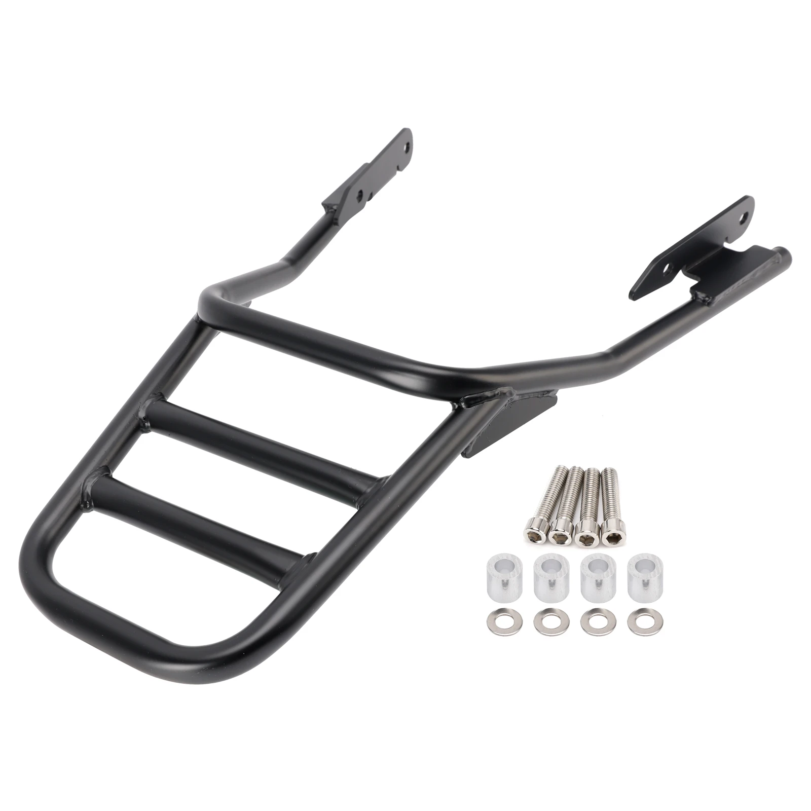 

Topteng REAR RACK TUBE TYPE TOPCASE CARRIER - BLACK FOR TRIDENT 660 2021 2022 2023 2024 2025