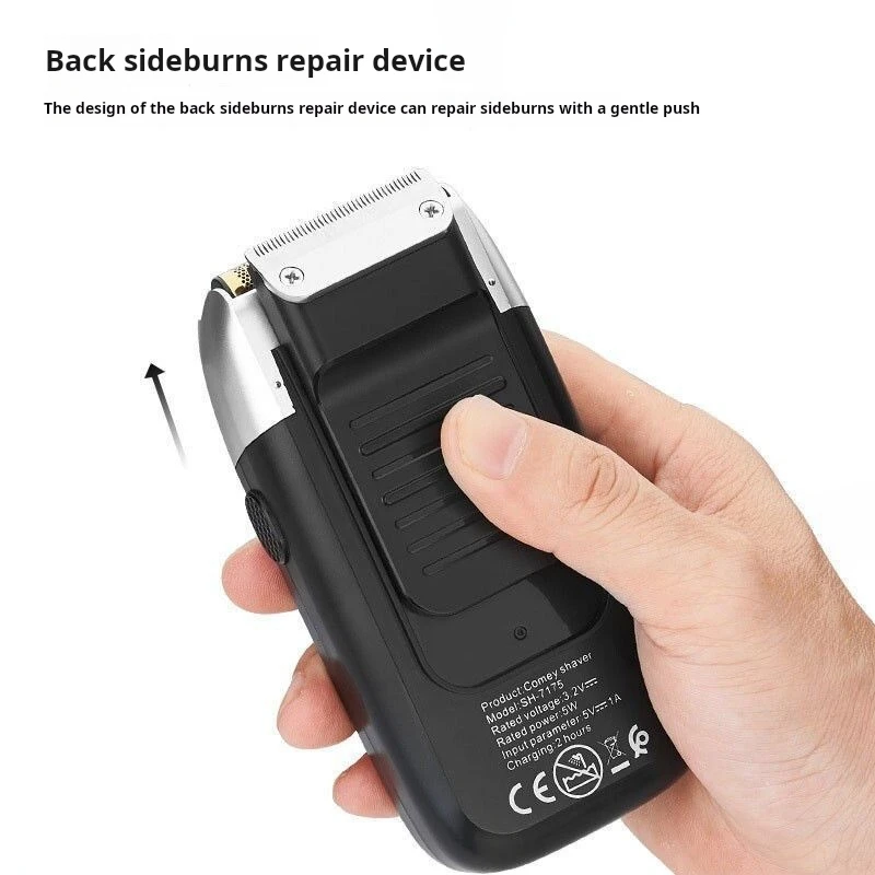 Reciprocating Blade Digital Display Razor Multifunctional Bald Artifact Beard Trimmer Electric Shaver Men's Haircut Machine Man