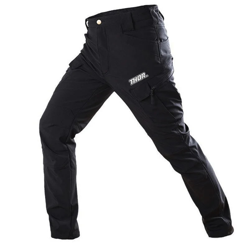 

THORSOL Men's Motorcycle Pants Mtb Enduro Pants Motocross Off Road BMX ATV DH Mountain Bike Cycing Downhill Trousers Waterproof