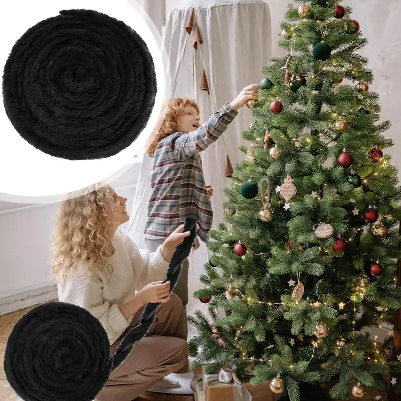 クリスマスファブリックリボン,花輪,クリスマストリム,バッグ,コスチューム,木のマントルピース用の白いファブリックロール