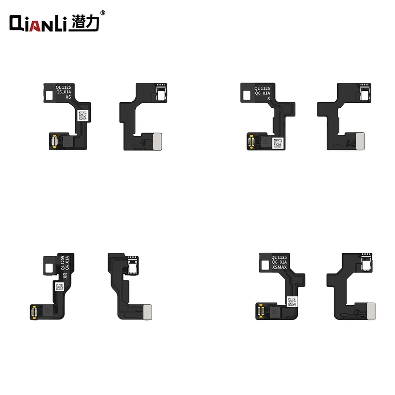 Qianli dot matrix cabo para iphone x xs xr max 11 11pro 12 12pro dot projetor ler escrever matriz de pontos face id reparação cabo flexível