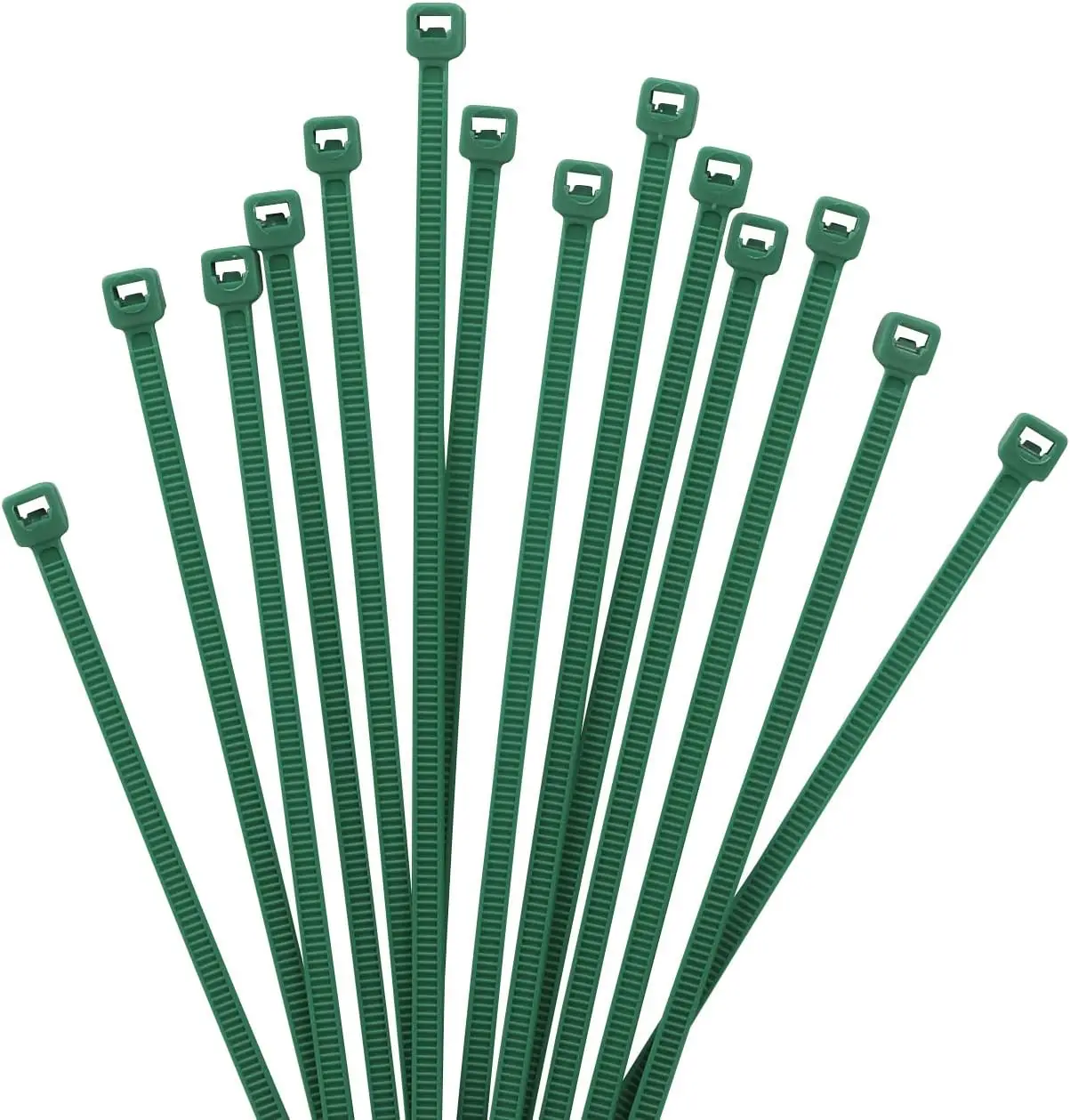 500 PCS 8 inch Garden Green Cable Zip Ties, 18lb Strength, Small Tie Wraps Self-Locking Nylon Zip Ties for Indoor and Outdoor Us