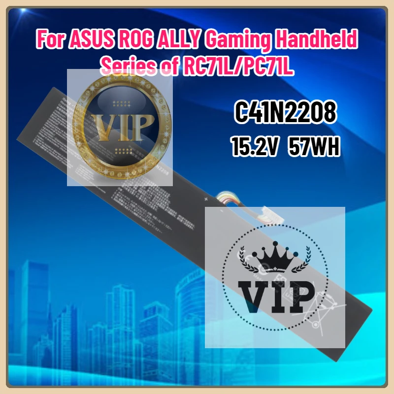 

NewC41N2208 15.2V 57Wh Battery For ASUS ROG ALLY Gaming Handheld Series Of RC71L/PC71L Expand Mod