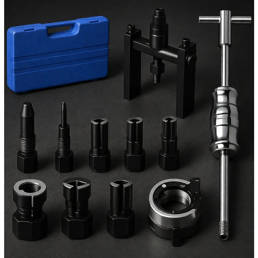 

12 Piece Blind Hole Collet Bearing Puller Kit 8 32mm Slide Hammer Internal Extractor