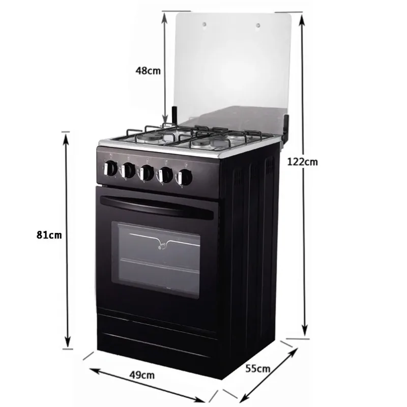 4 burner Cooker     Range Stove with Griddle Grill and Bakery Oven