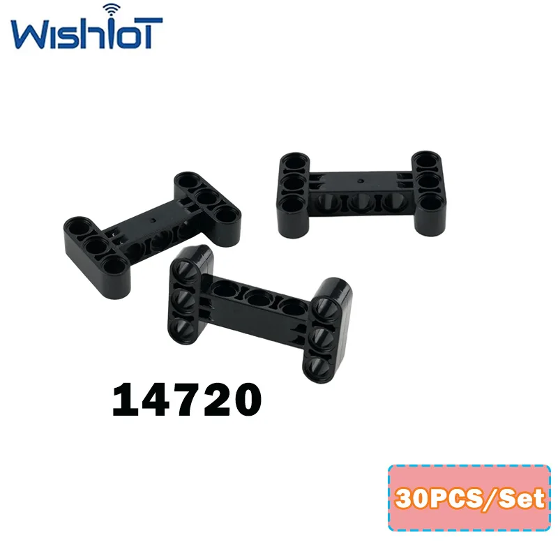 

MOC 14720 Technology Building Blocks Parts 30PCS/Set 3x5 H-shaped Hole Arm Assembly Toys Model Small Bricks Modified Accessories