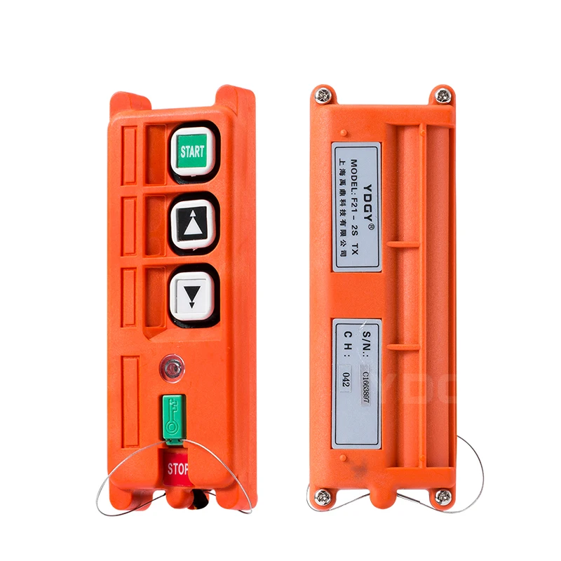 Radio Remote Control Industry switch F21-2S Industrial Remote Control for Hoist Switch