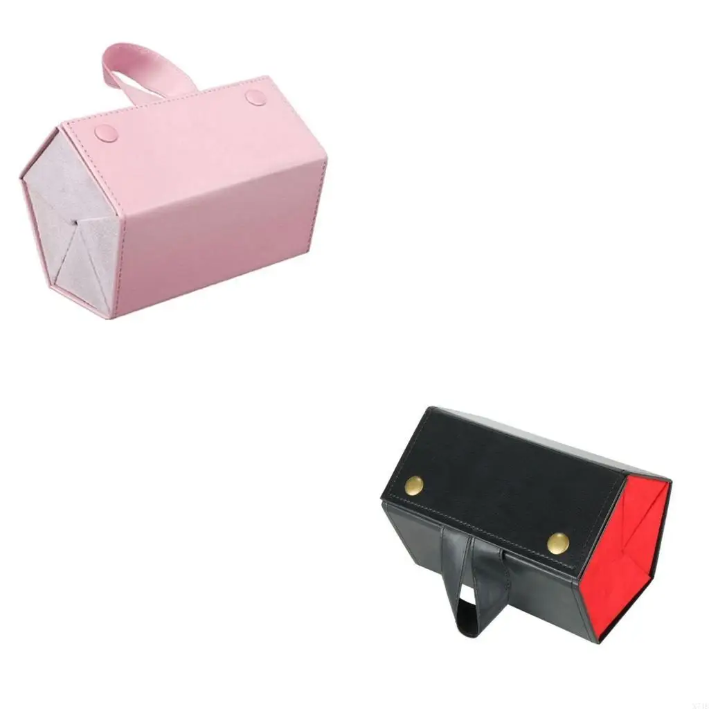 

Multiple Compartments PU Eyeglass Storage Box Travel Home Use Eyewear Display