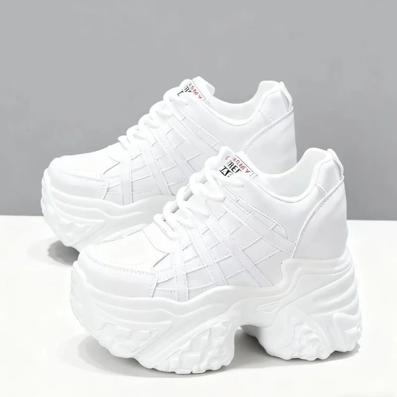 2026 New 10M 12CM Genuine Leat – Platform Sneakers Chunky recenzja i cena