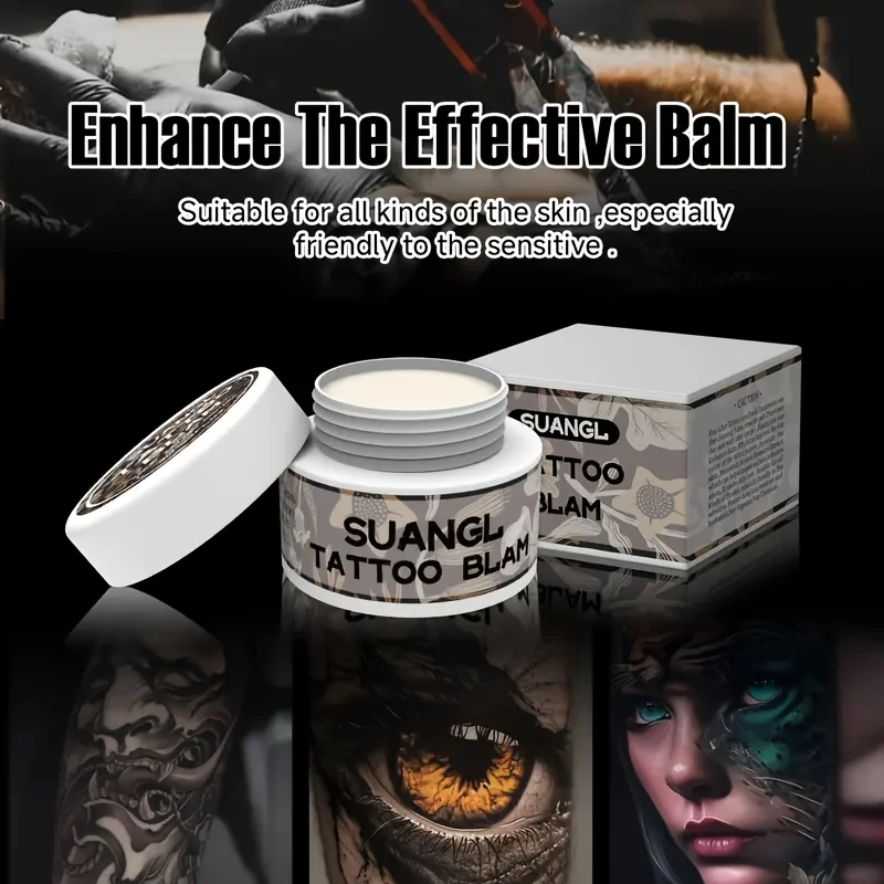 

Protective tattoo cream, suitable for both new and old tattoo designs, as well as for hair removal and microneedling treatments.